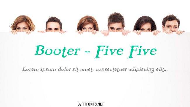Booter - Five Five example